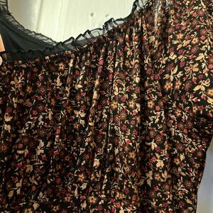 90’s Floral and Lace Women's Dress